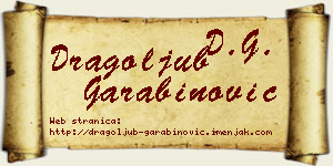 Dragoljub Garabinović vizit kartica
